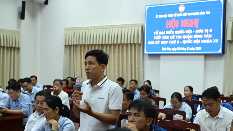 Cử tri kiến nghị giải quyết nhiều vấn đề dân sinh