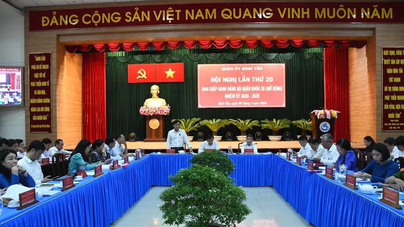 Quận Bình Tân giải ngân vốn đầu tư công vượt trội