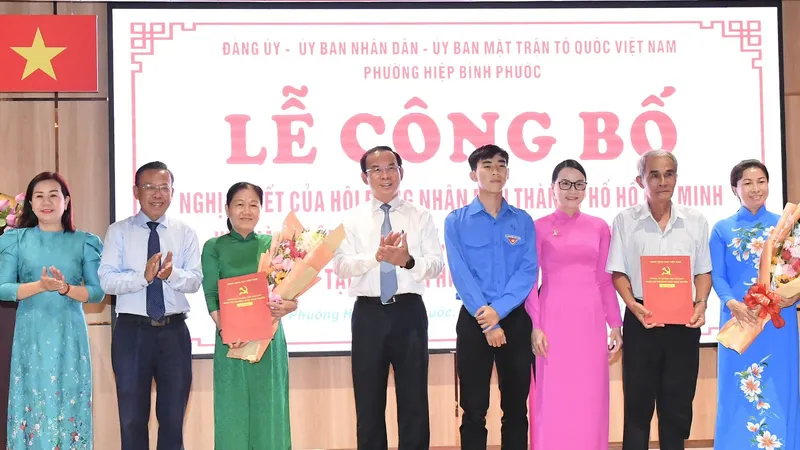 Thành ủy TPHCM yêu cầu đặt tên khu phố, ấp gắn với tình cảm, nguyện vọng của nhân dân