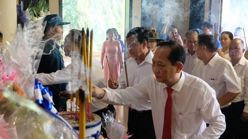 Huyện Bình Chánh tổ chức Lễ giỗ 32 dân công hỏa tuyến Vĩnh Lộc - Mậu Thân 1968