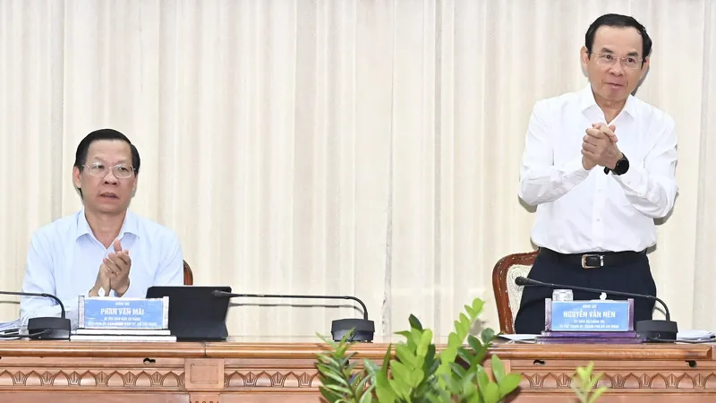 Bí thư Nguyễn Văn Nên dự phiên họp Ban cán sự đảng UBND TPHCM