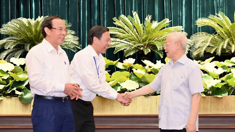 Quyết tâm xây dựng TPHCM văn minh, hiện đại, nghĩa tình, xứng đáng với niềm tin và kỳ vọng của Tổng Bí thư Nguyễn Phú Trọng