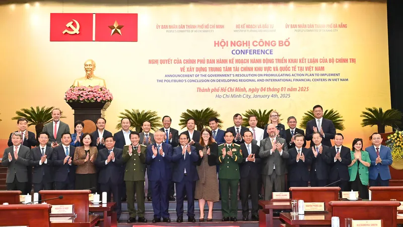 Công bố nghị quyết xây dựng Trung tâm Tài chính quốc tế tại TPHCM