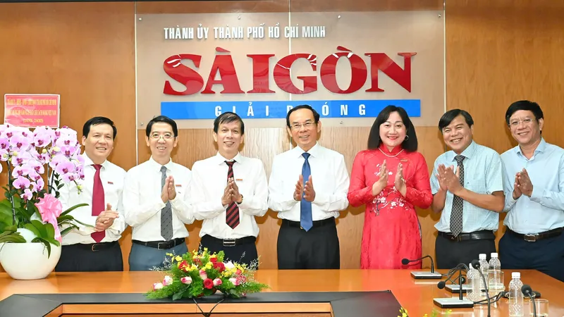 Bí thư Thành ủy TPHCM Nguyễn Văn Nên: Phát huy giá trị nền tảng, cốt lõi của Báo Sài Gòn Giải Phóng