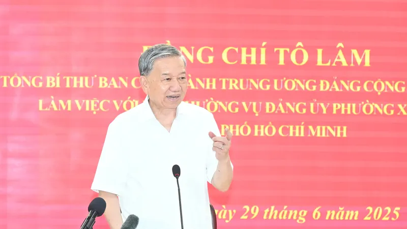 Tổng Bí thư Tô Lâm: TPHCM đủ điều kiện vận hành mô hình chính quyền địa phương 2 cấp