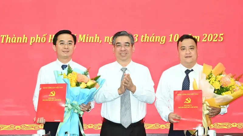 Bổ nhiệm 2 thư ký Bí thư Thành ủy TPHCM Trần Lưu Quang