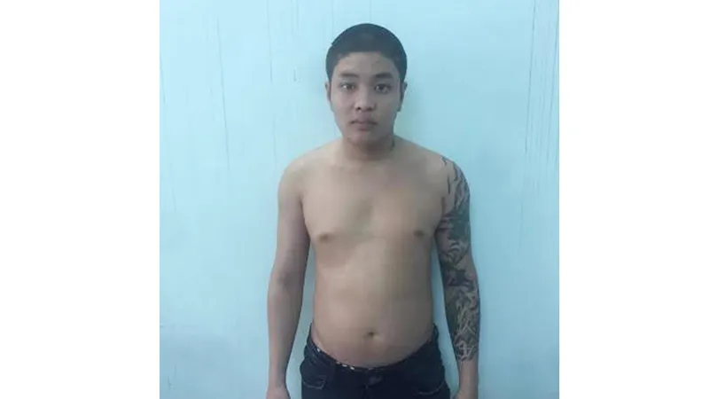Trịnh Quốc Hưng tại cơ quan công an