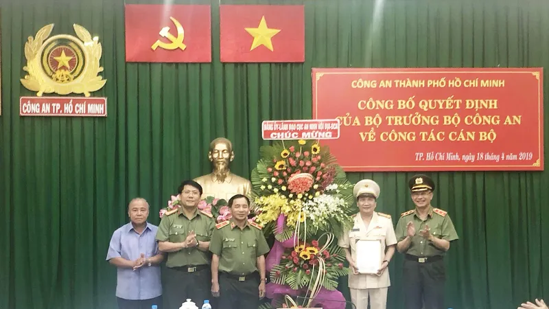 Đại tá Nguyễn Sỹ Quang được bổ nhiệm làm Phó Giám đốc Công an TPHCM