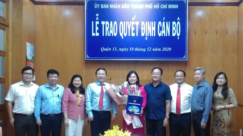Bà Trần Thị Bích Trâm giữ chức vụ Phó Chủ tịch UBND quận 11
