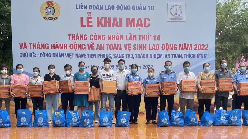 Nhiều hoạt động chăm lo thiết thực trong Tháng công nhân năm 2022