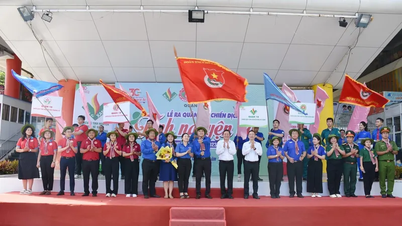 Quận 10 ra quân các chiến dịch tình nguyện hè năm 2023