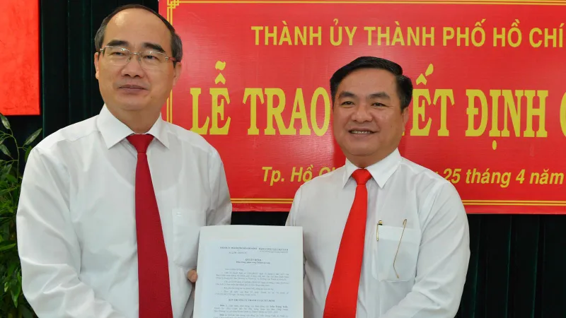Giám đốc Sở Xây dựng Trần Trọng Tuấn làm Bí thư Quận ủy quận 3