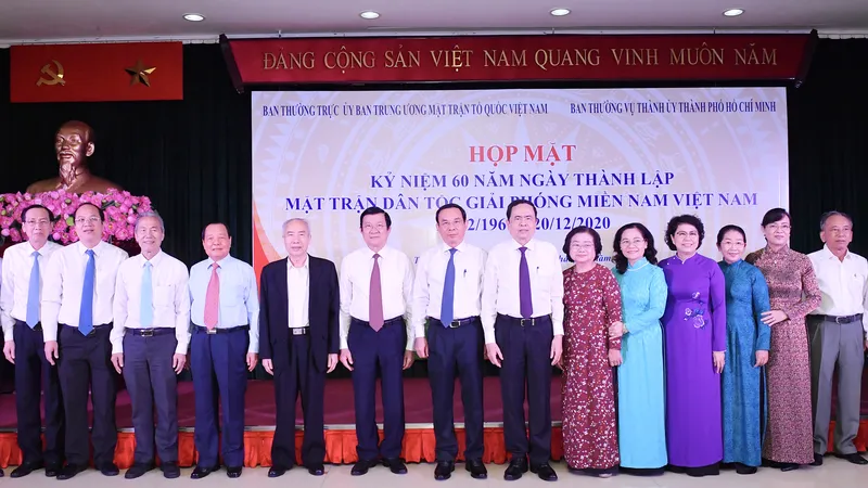 Họp mặt truyền thống kỷ niệm 60 năm Ngày thành lập Mặt trận Dân tộc giải phóng miền Nam Việt Nam