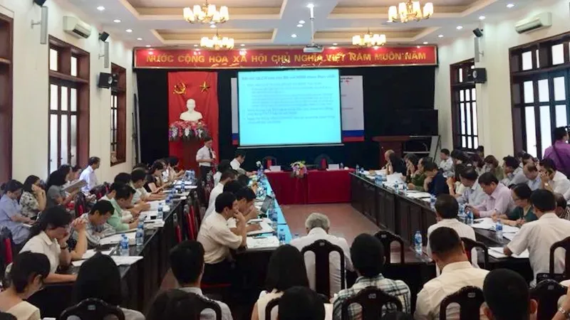 Quang cảnh hội thảo tại CIEM sáng 24-5