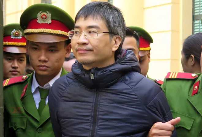 Bị cáo Giang Kim Đạt tại phiên toà 