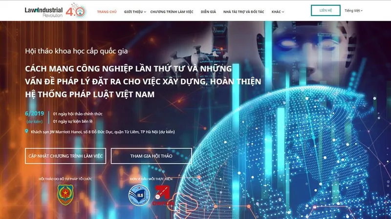 Công bố website về cách mạng công nghiệp lần thứ 4 và những vấn đề pháp lý