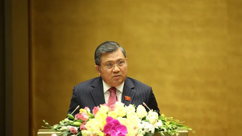 Chủ nhiệm Ủy ban Đối ngoại Nguyễn Văn Giàu cho biết, đa số ý kiến trong cơ quan thẩm tra nhất trí về sự cần thiết gia nhập Công ước số 105