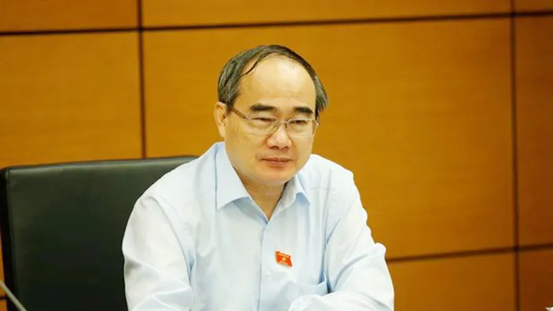 Bí thư Thành ủy TPHCM Nguyễn Thiện Nhân. Ảnh: VIẾT CHUNG