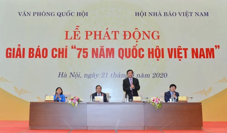Tổng Thư ký Quốc hội, Chủ nhiệm Văn phòng Quốc hội Nguyễn Hạnh Phúc tại Lễ phát động 
