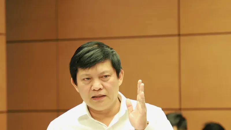 ĐBQH Phạm Phú Quốc. Ảnh: VIẾT CHUNG