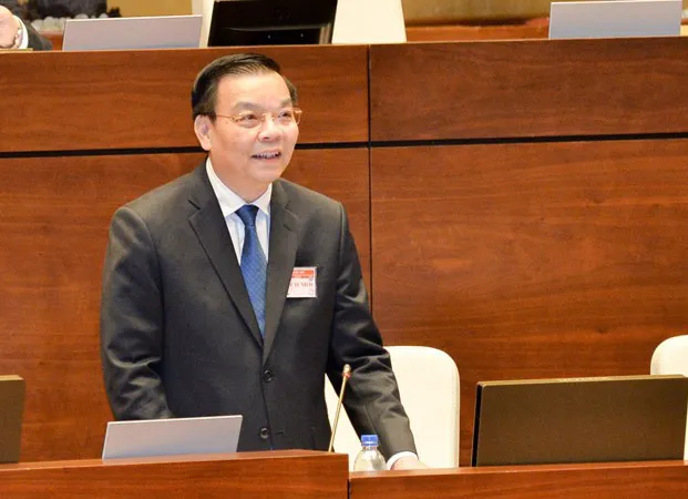 Bộ trưởng Khoa học - Công nghệ Chu Ngọc Anh trong một phiên họp của Quốc hội