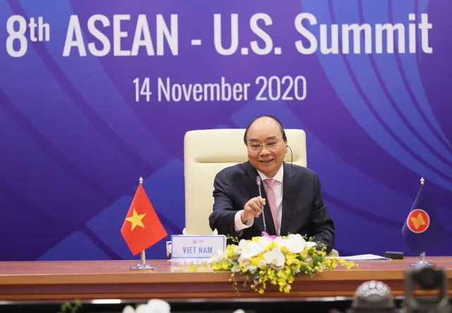 Hội nghị Cấp cao ASEAN - Mỹ đã diễn ra dưới sự chủ trì của Thủ tướng Nguyễn Xuân Phúc tại điểm cầu Hà Nội
