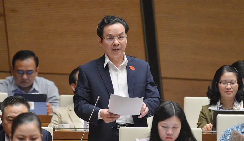 ĐB Hoàng Văn Cường (Hà Nội). Ảnh: VIẾT CHUNG