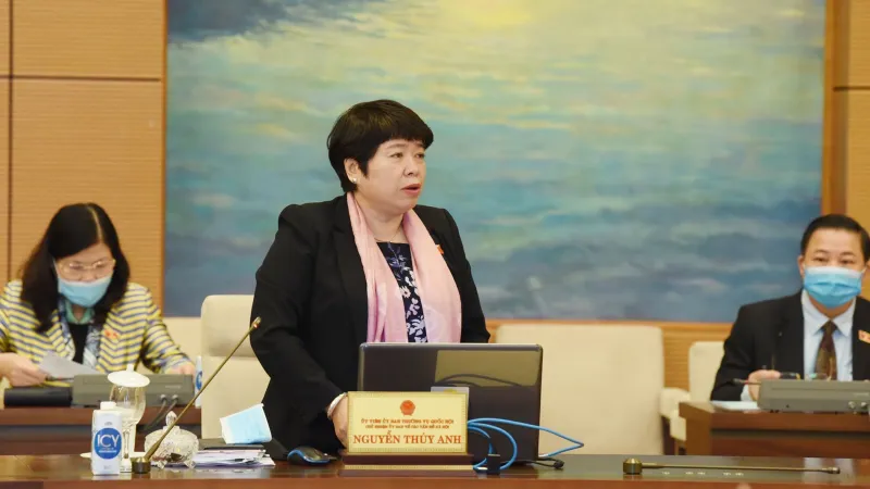 Chủ nhiệm Ủy ban Về các vấn đề xã hội Nguyễn Thuý Anh. Ảnh: QUANG PHÚC