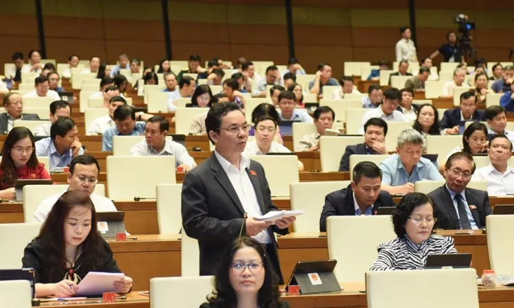 ĐB Hoàng Văn Cường (Hà Nội). Ảnh: QUANG PHÚC