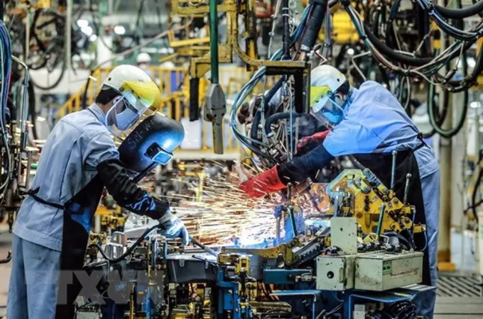 Ngành công nghiệp chế biến chế tạo có tốc độ tăng 11,42% trong 6 tháng vừa qua, đóng góp 2,9 điểm phần trăm vào mức tăng trưởng GDP chung