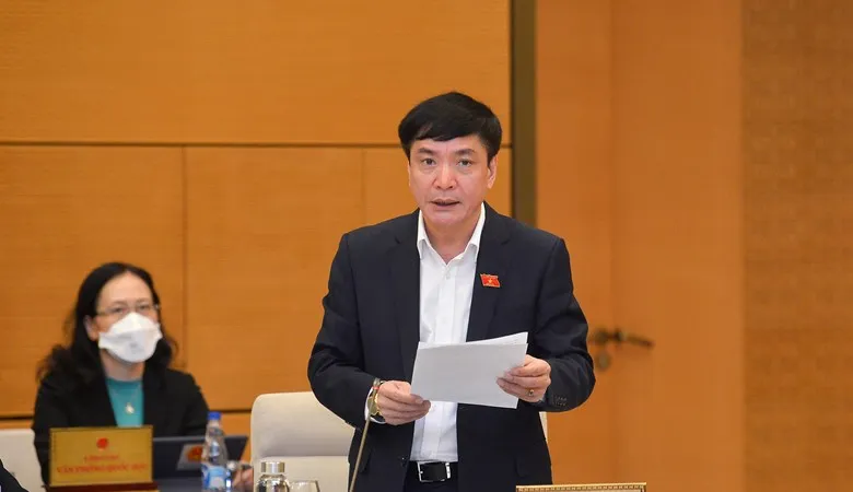 Tổng thư ký, Chủ nhiệm Văn phòng Quốc hội Bùi Văn Cường đề nghị tổ chức kỳ họp theo hình thức trực tuyến cả kỳ. Ảnh: VIẾT CHUNG