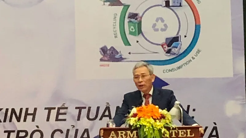 Ông Nguyễn Văn Thanh, Cục trưởng Cục Hoá chất, Bộ Công thương phát biểu khai mạc hội thảo 