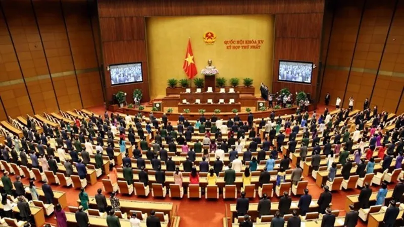 Quang cảnh một phiên họp của Quốc hội khóa XV. Ảnh minh họa