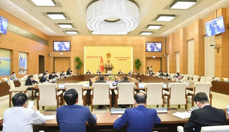 Toàn cảnh phiên họp thứ 9 của Ủy ban Thường vụ Quốc hội
