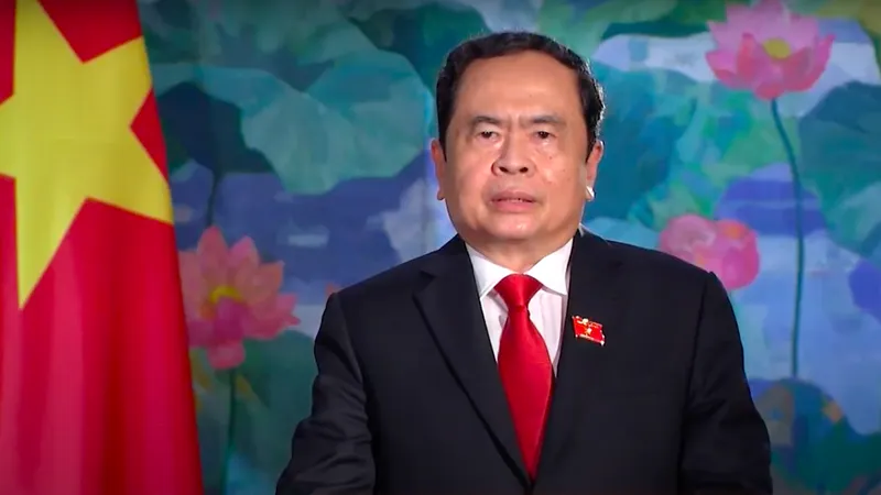 Phó Chủ tịch Thường trực Quốc hội Trần Thanh Mẫn phát biểu tại hội nghị