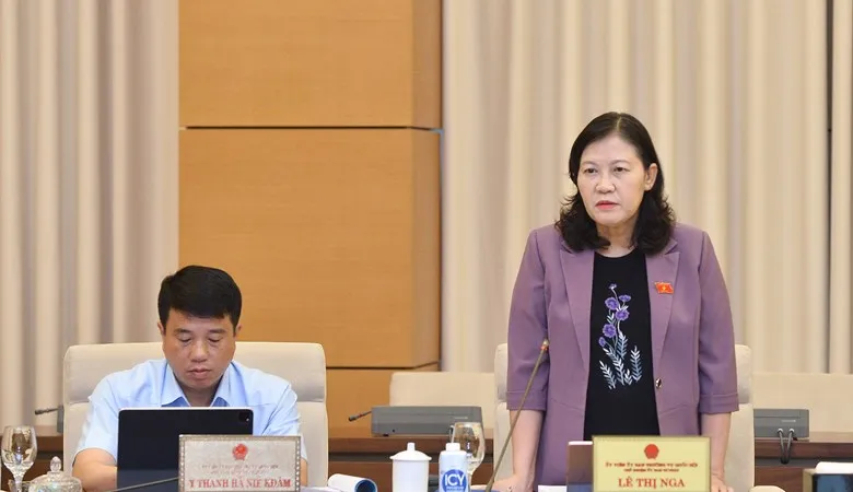 Chủ nhiệm Ủy ban Tư pháp Lê Thị Nga khẳng định sự cần thiết sửa đổi Nội quy kỳ họp Quốc hội