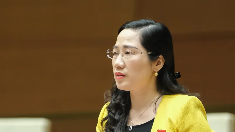 ĐB Nguyễn Thị Thủy (Bắc Kạn). Ảnh: QUANG PHÚC 