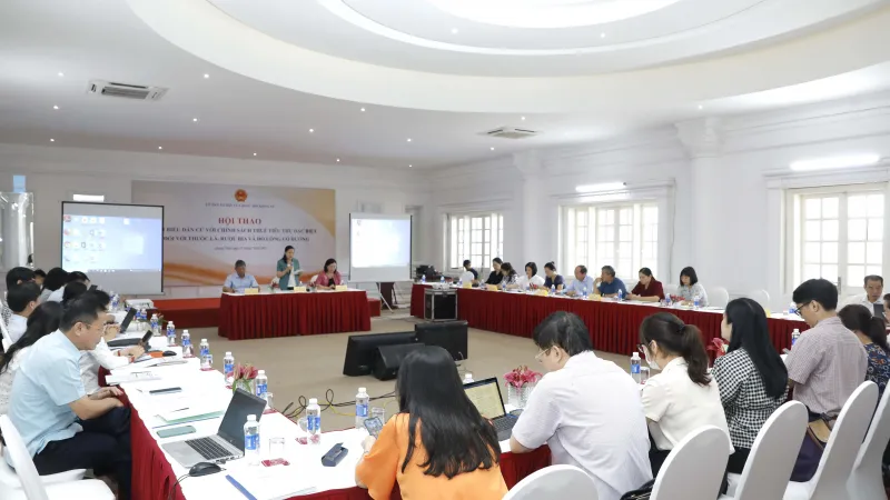 Quang cảnh buổi hội thảo