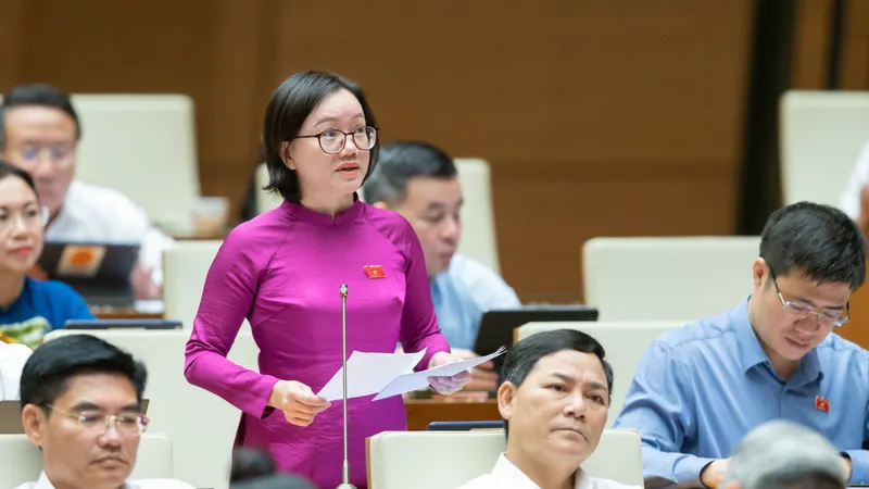 ĐB Thái Thị An Chung (Nghệ An). Ảnh: VIẾT CHUNG