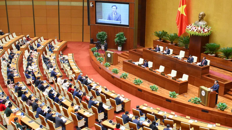 Kỳ họp bất thường lần thứ 3, Quốc hội khóa XV sẽ diễn ra trong buổi chiều ngày 18-1-2023. Ảnh minh hoạ