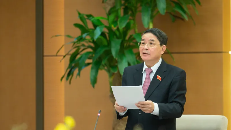 Phó Chủ tịch Quốc hội Nguyễn Đức Hải điều hành thảo luận