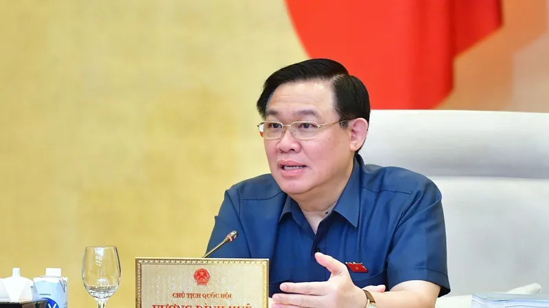 Chủ tịch Quốc hội Vương Đình Huệ cho ý kiến về dự thảo Luật Đất đai sửa đổi 