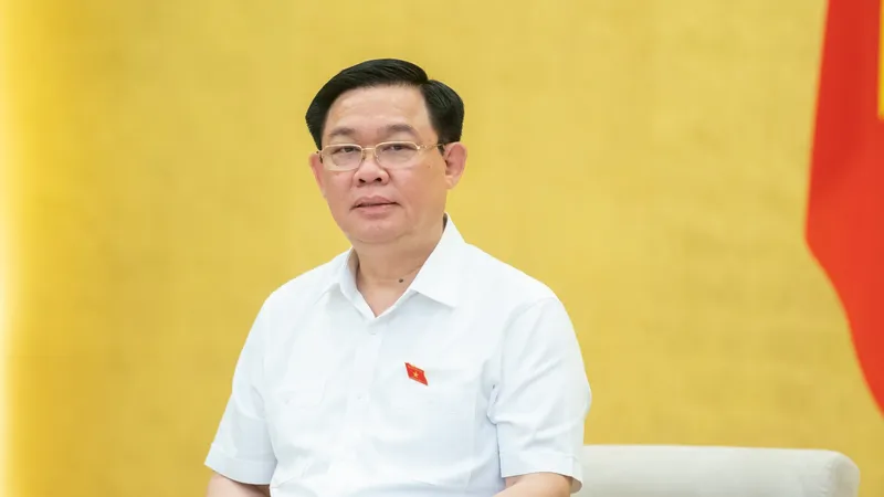 Chủ tịch Quốc hội Vương Đình Huệ phát biểu bế mạc phiên họp 