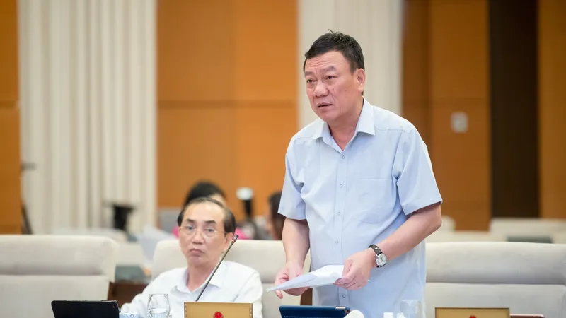 Tổng thanh tra Chính phủ Đoàn Hồng Phong trình bày tờ trình