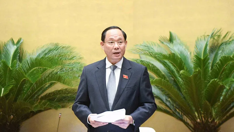Phó Chủ tịch Quốc hội Trần Quang Phương điều hành nội dung thảo luận 