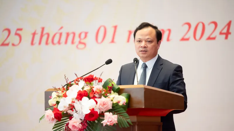 Ông Bùi Thế Cử phát biểu nhận nhiệm vụ