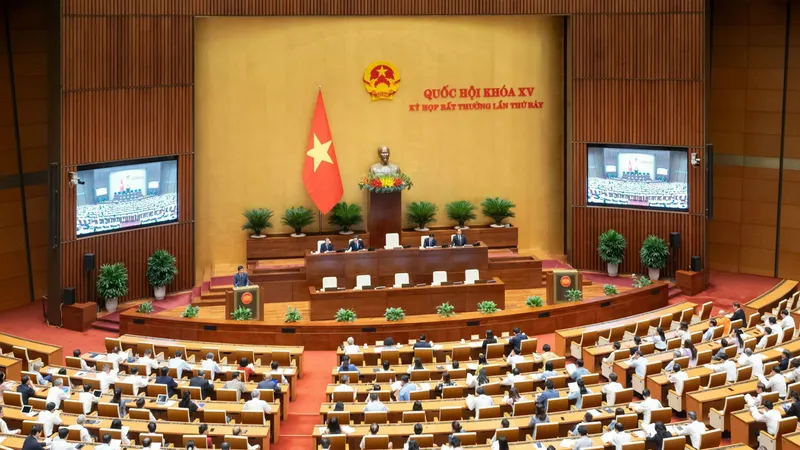 Quang cảnh phiên họp. Ảnh: Cổng thông tin Quốc hội
