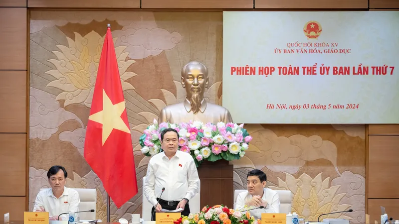Phó Chủ tịch thường trực Quốc hội Trần Thanh Mẫn phát biểu chỉ đạo 