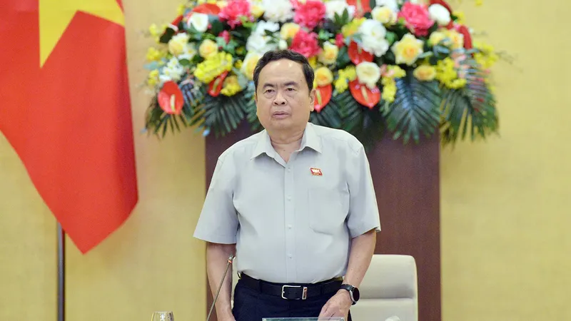 Phó Chủ tịch Thường trực Quốc hội Trần Thanh Mẫn chủ trì phiên họp