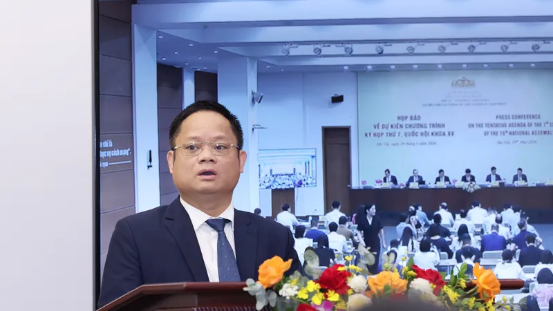 Ông Vũ Minh Tuấn, Phó Chủ nhiệm Văn phòng Quốc hội. Ảnh: QUANG PHÚC
